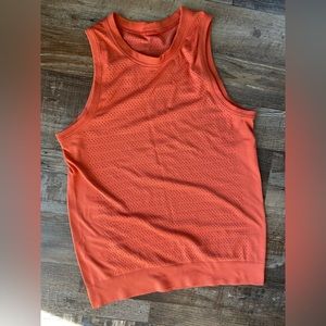 Lululemon orange tank top